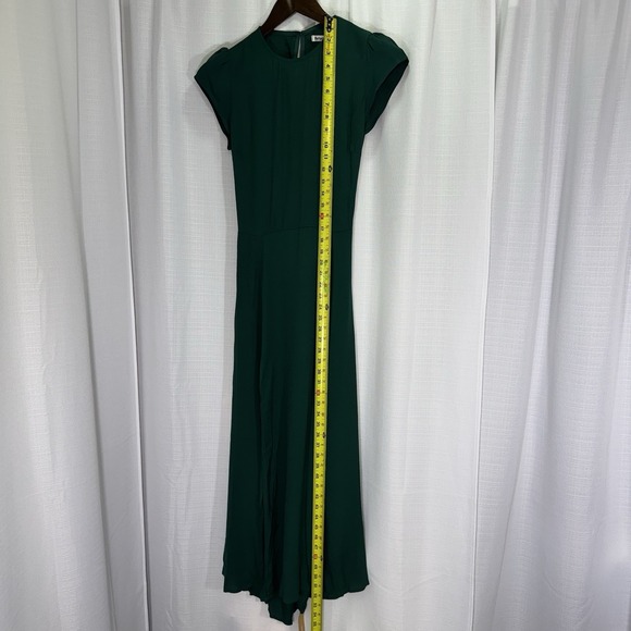 NEW Reformation Gavin Emerald Greem Midi Dress Cut Out Back Size 6 Wedding Party - Picture 13 of 15